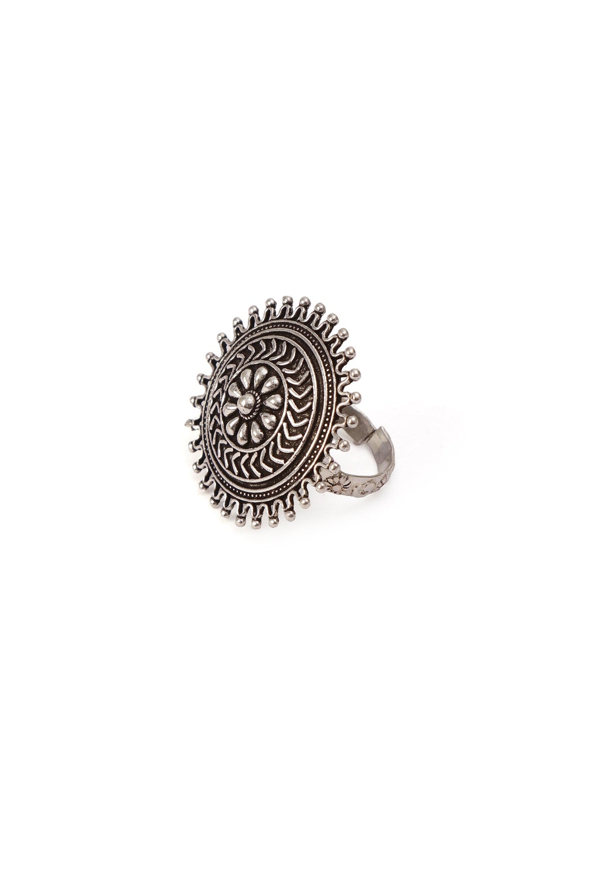 German Silver Circular Ring