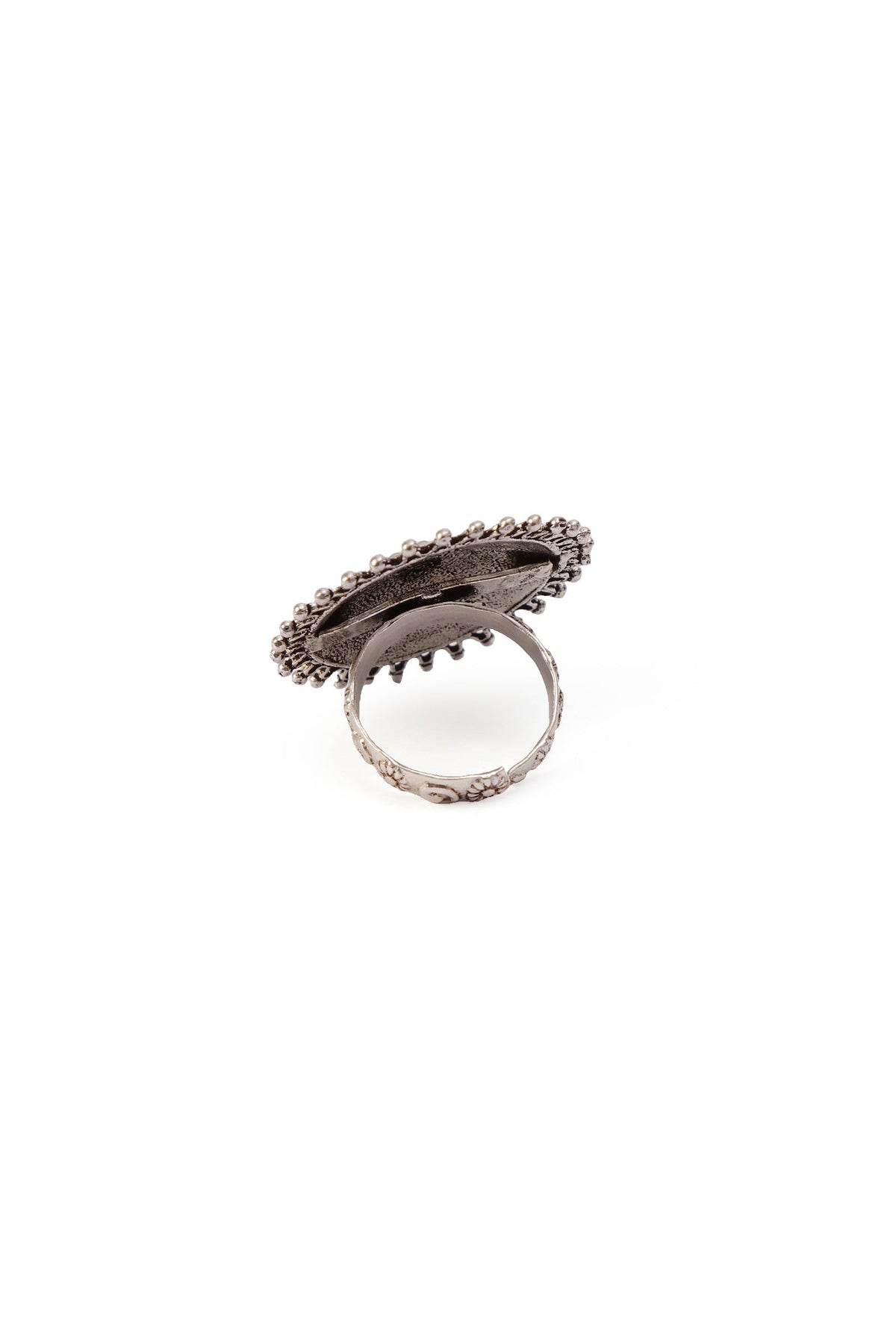 German Silver Circular Ring