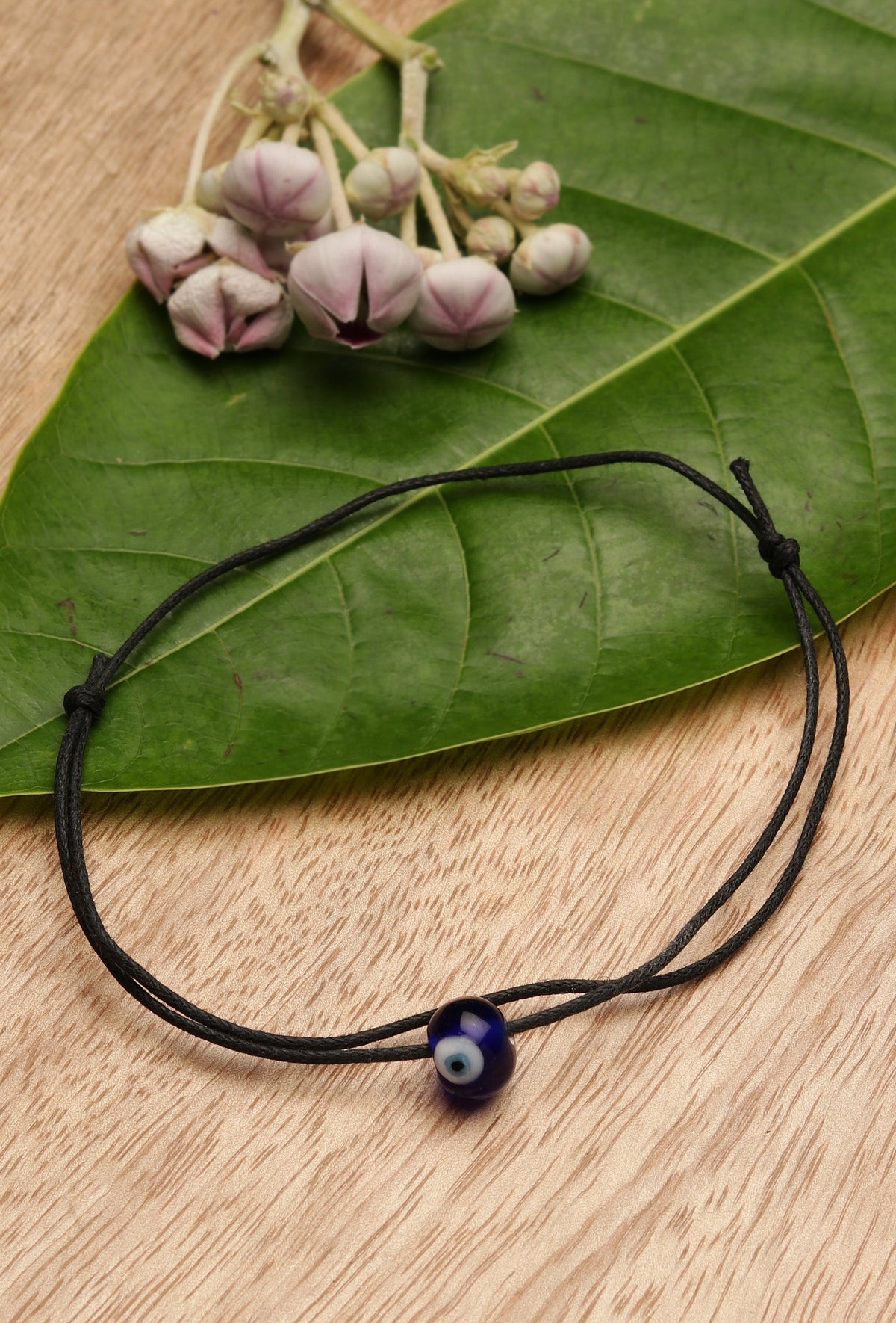 Evil Eye Cotton Black Thread Adjustable Size Anklet