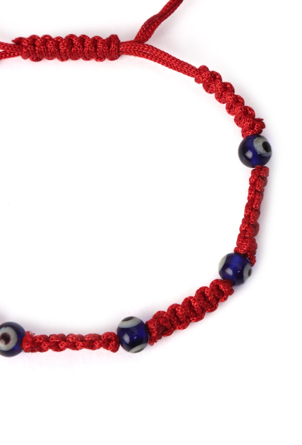 Adjustable Eye Fabric Bracelet