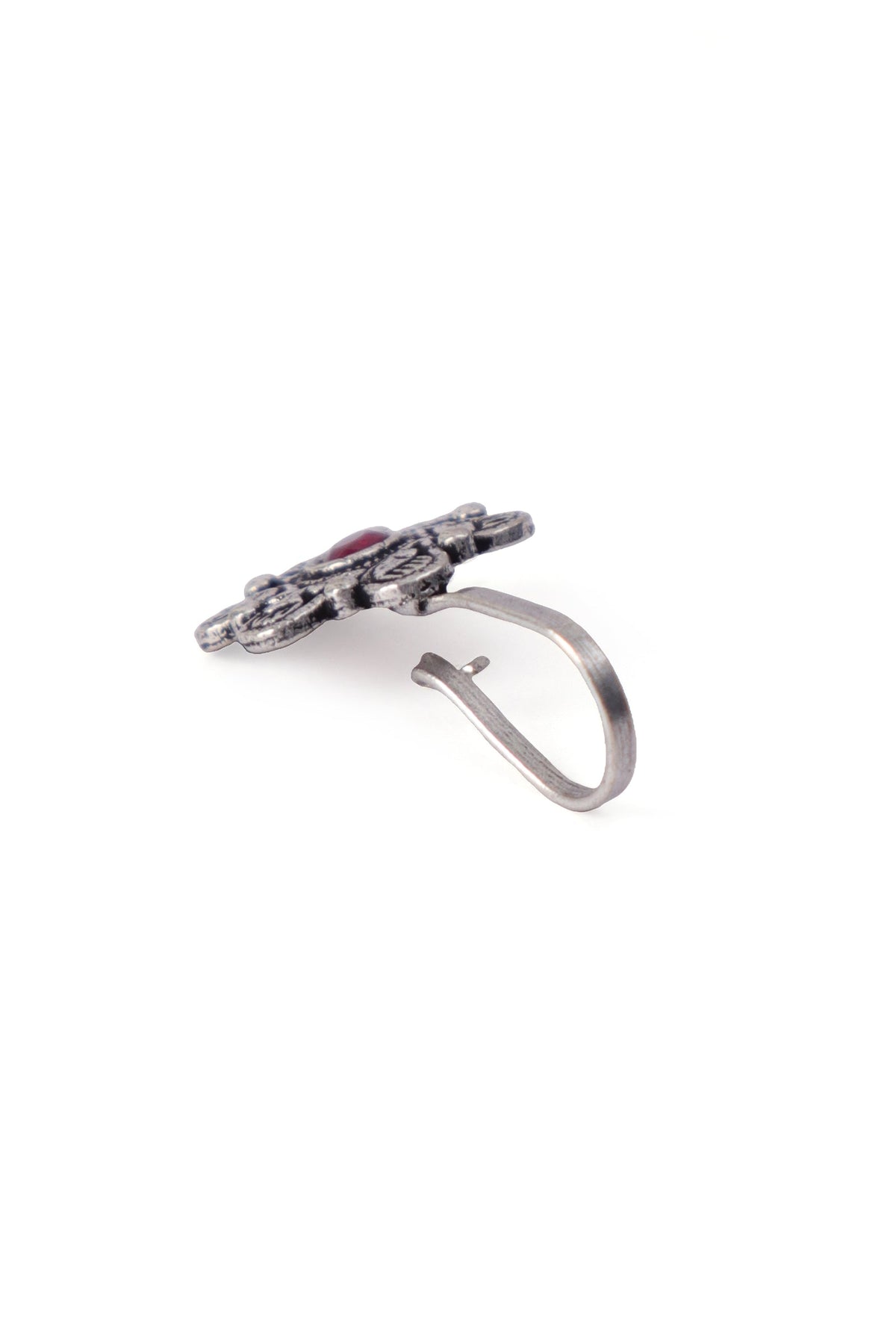 Flowered Hand Design Nosepin