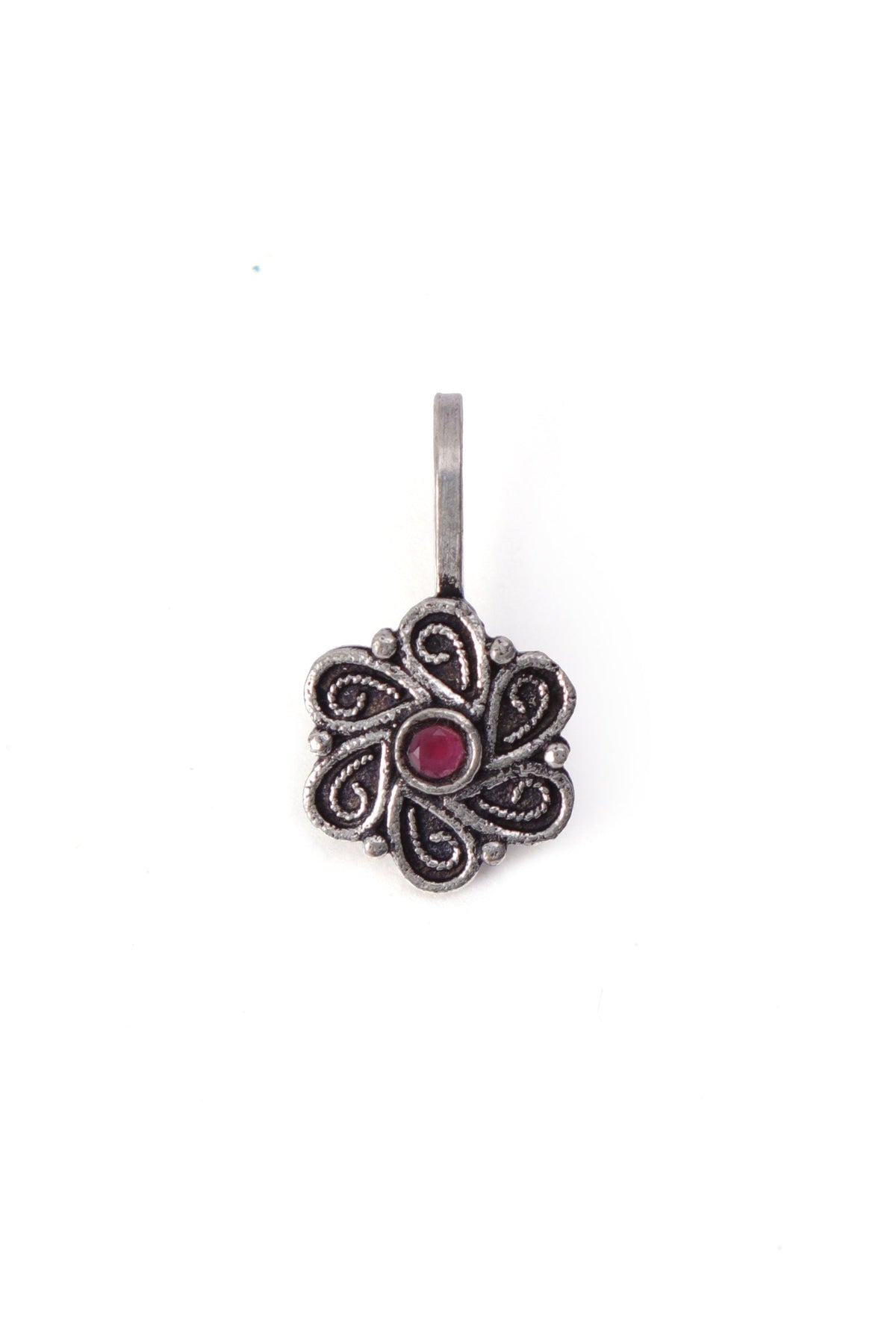 Handcrafted Floral Delight Nose Pin
