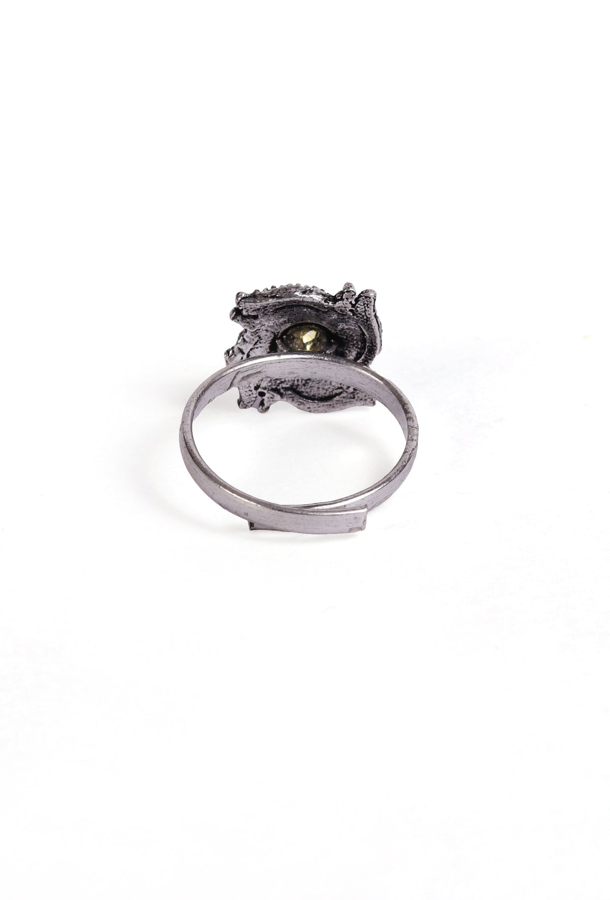 Topaz German Silver Adjustable Toe Ring