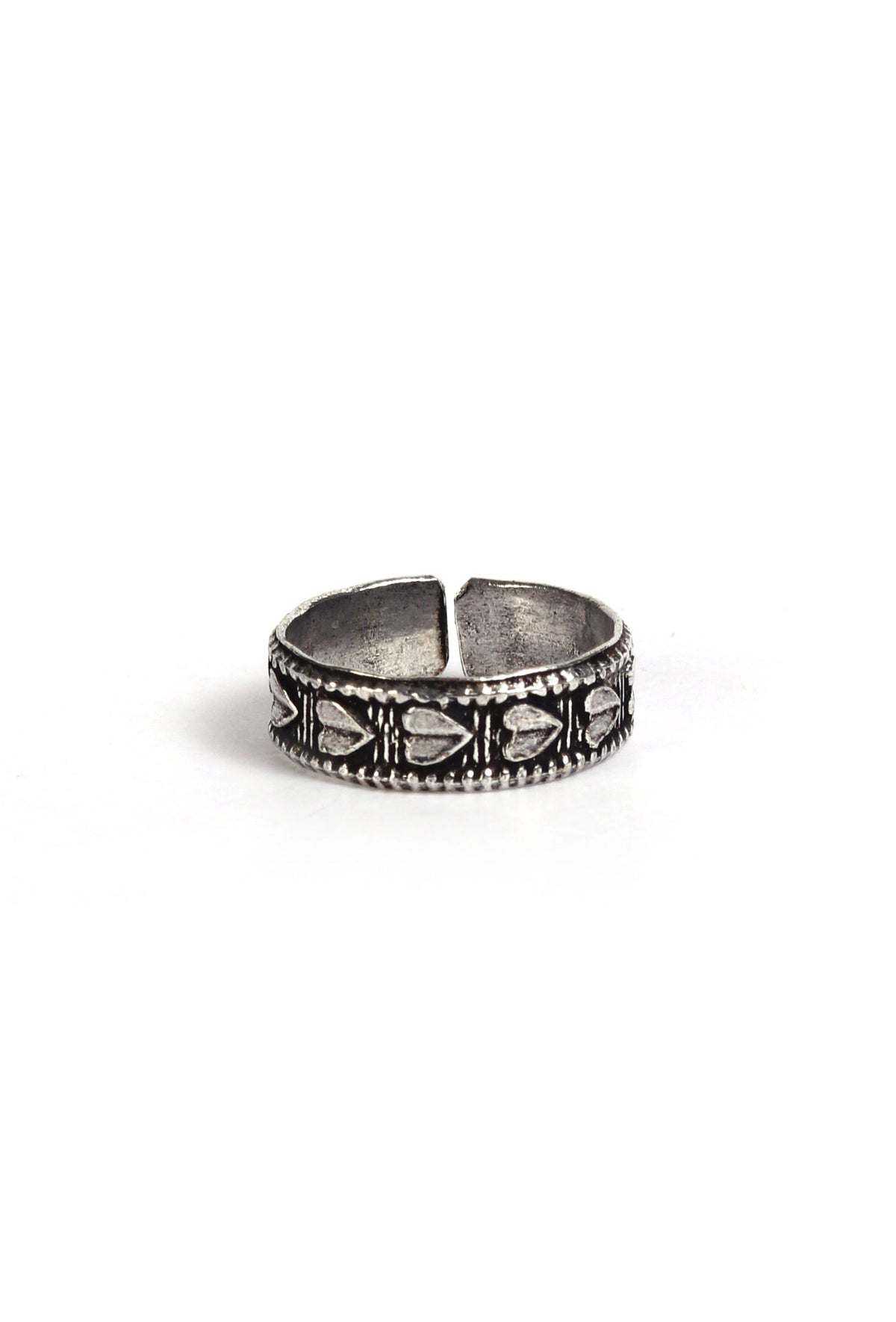 Betel Leaf Pattern Adjustable Toe Ring