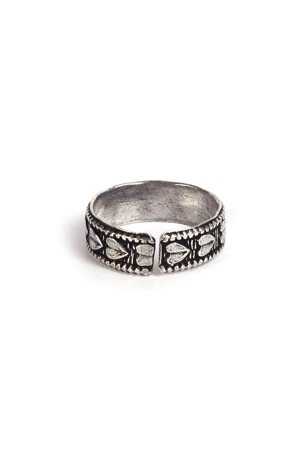 Betel Leaf Pattern Adjustable Toe Ring