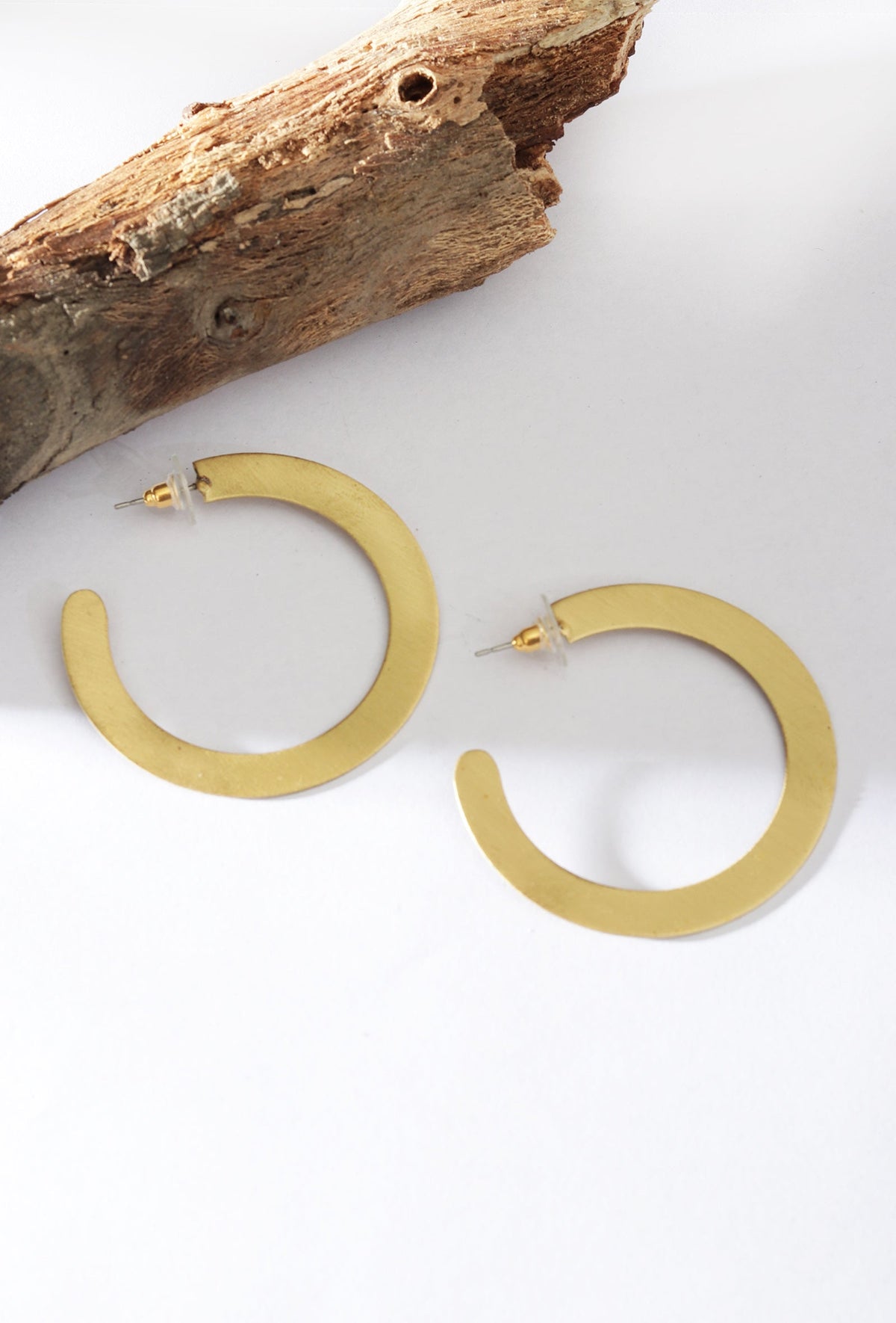 Vanilla Swirl Hoops