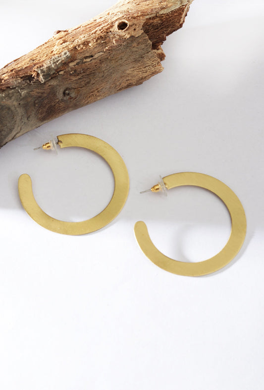 Vanilla Swirl Hoops
