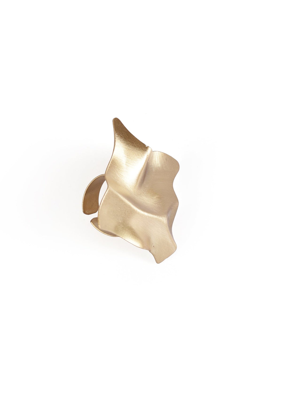 Golden Wave Ring
