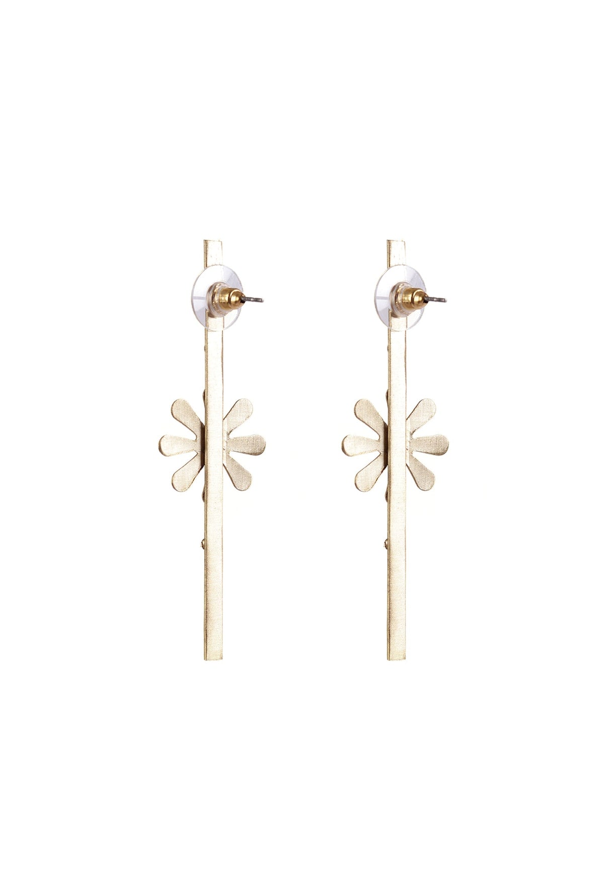 Sunburst Sleek Dangle Earrings