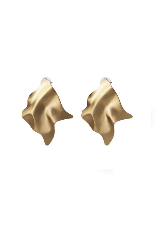 Lustrous Ripple Earrings