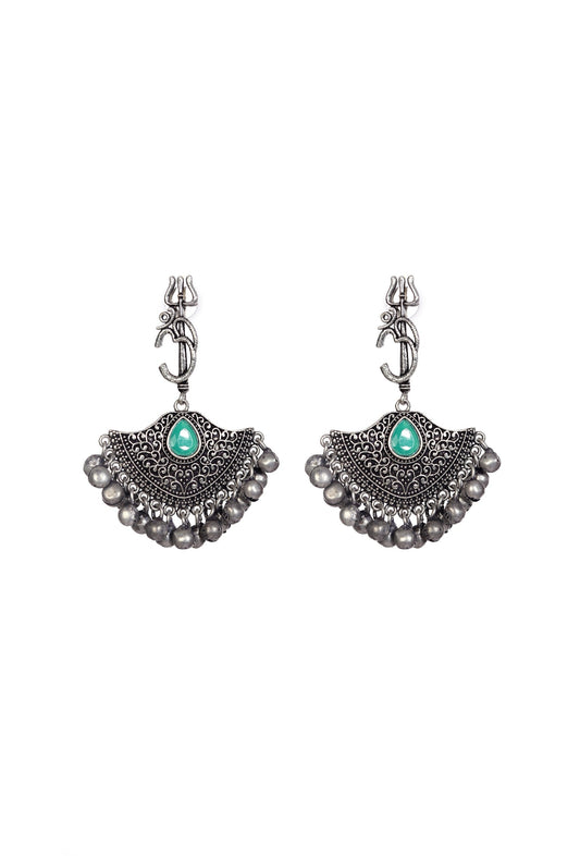 Divine Trishul Om Jhumkas