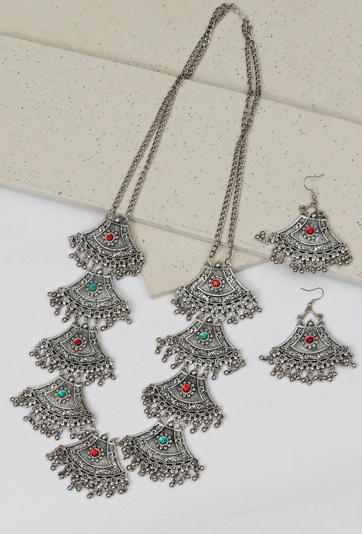 Chandbali Cascade Necklace
