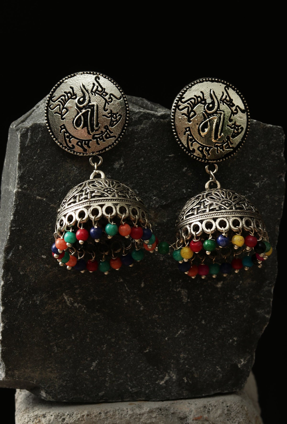 Mantra Melody Multicolour Jhumkas