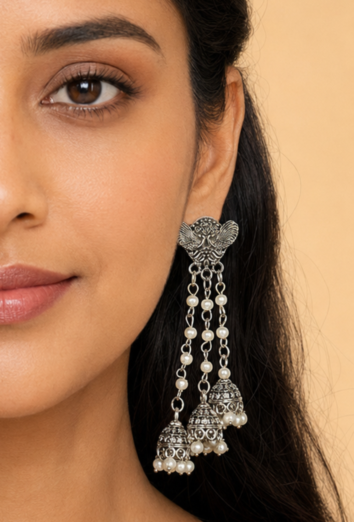 Heritage Bells Pearl Earrings