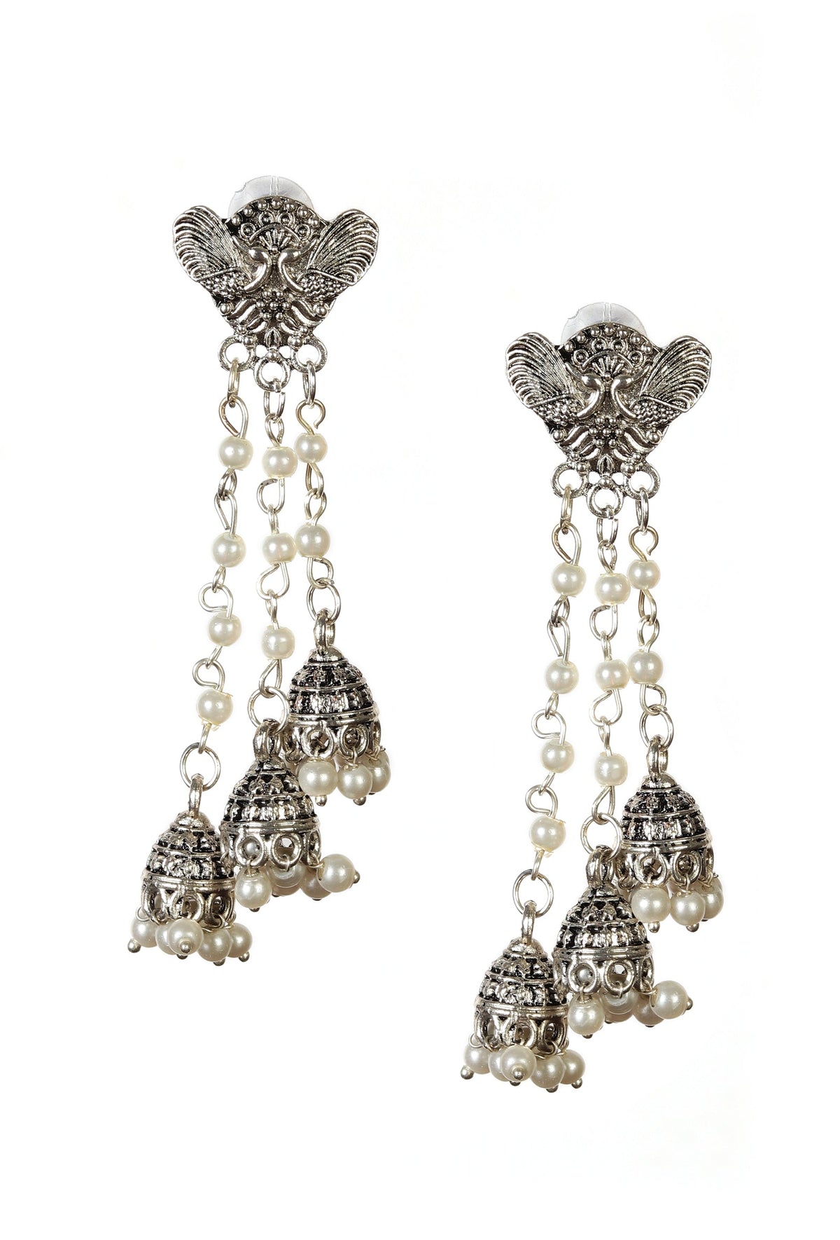 Heritage Bells Pearl Earrings