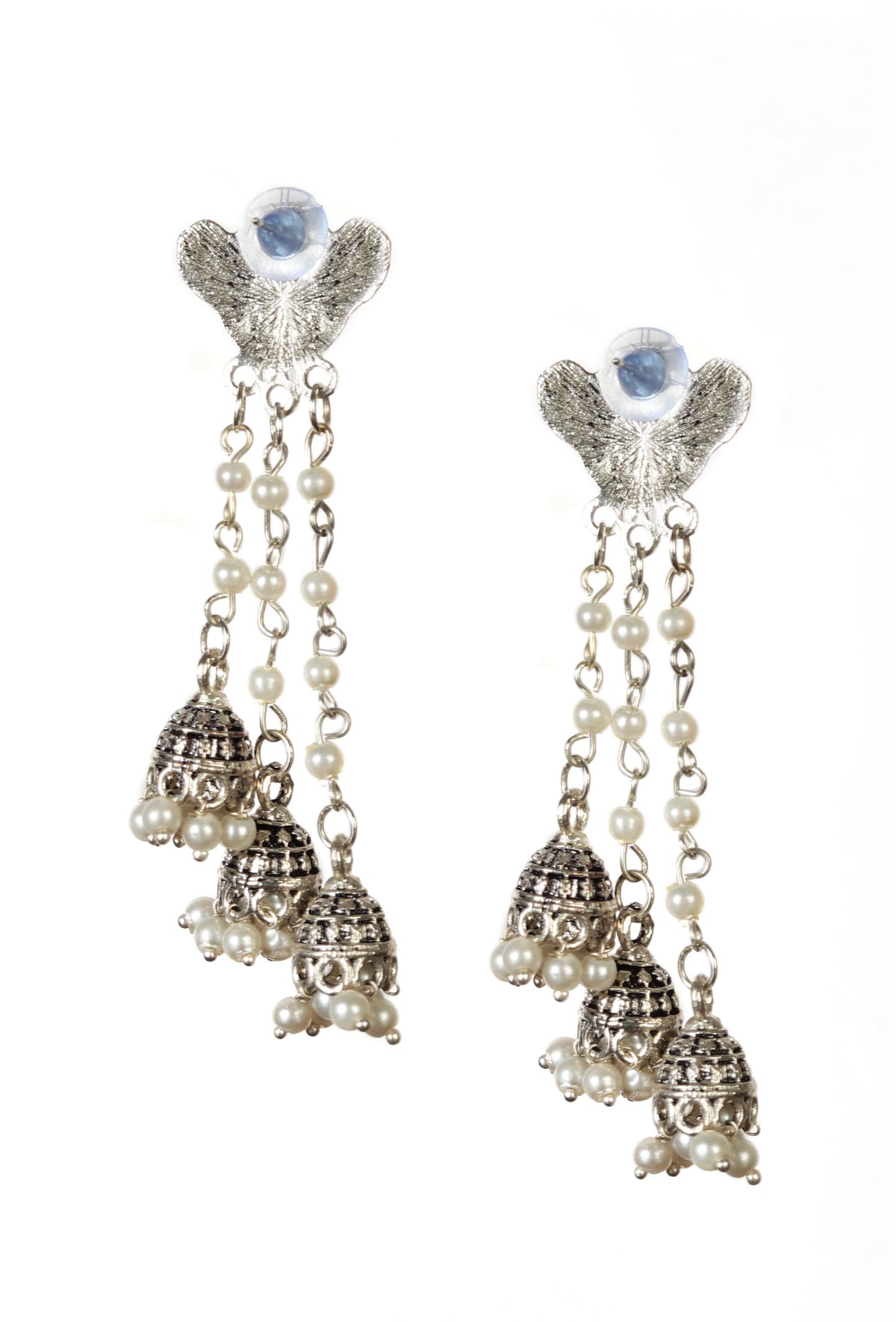 Heritage Bells Pearl Earrings