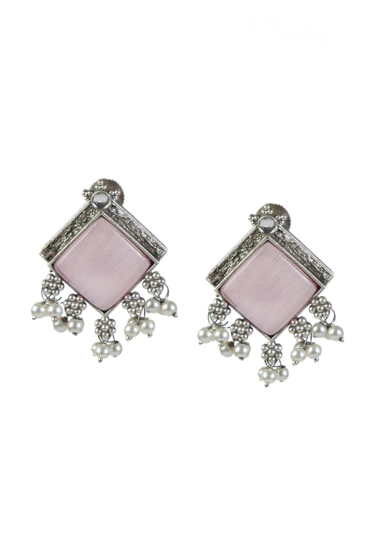 Elegant Cascade Pearls Earrings