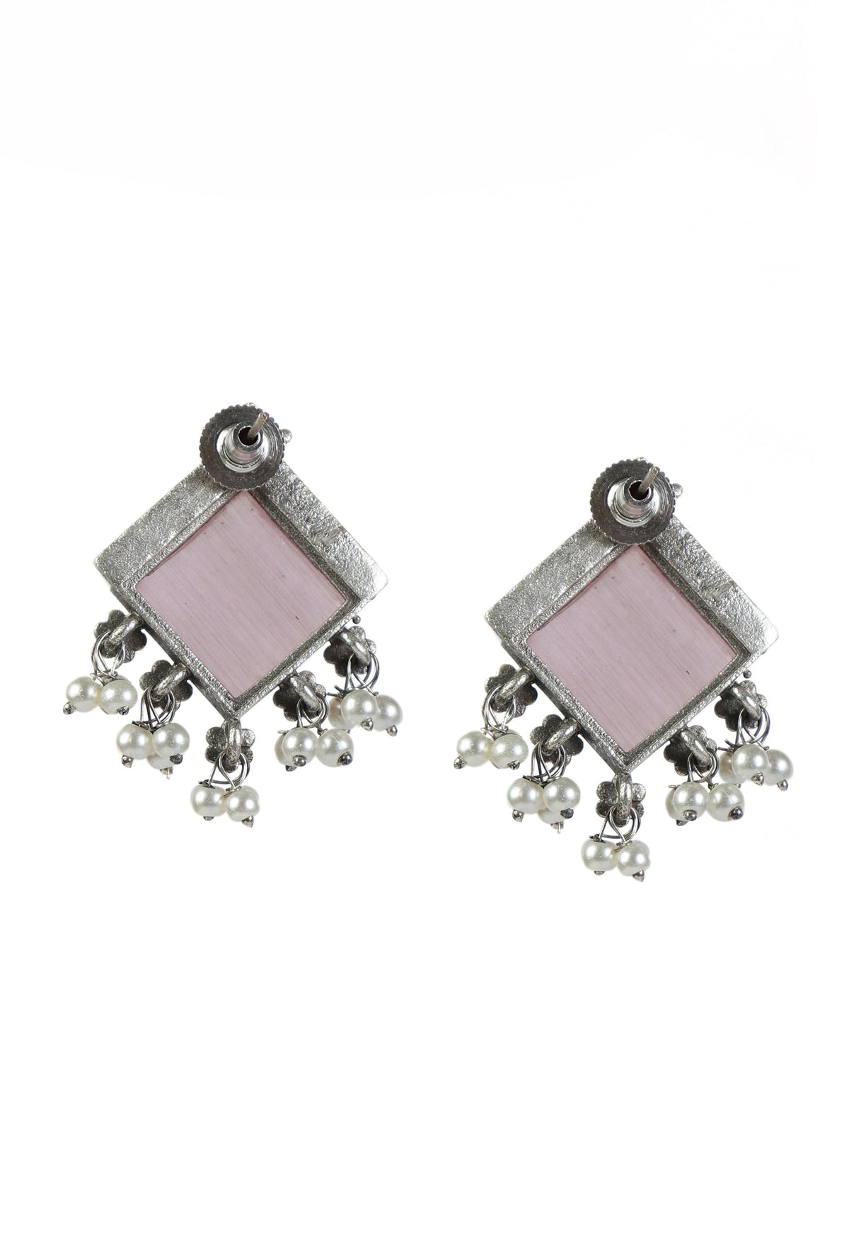 Elegant Cascade Pearls Earrings