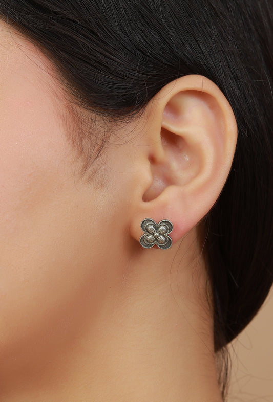 Petite Floral Stud Earrings