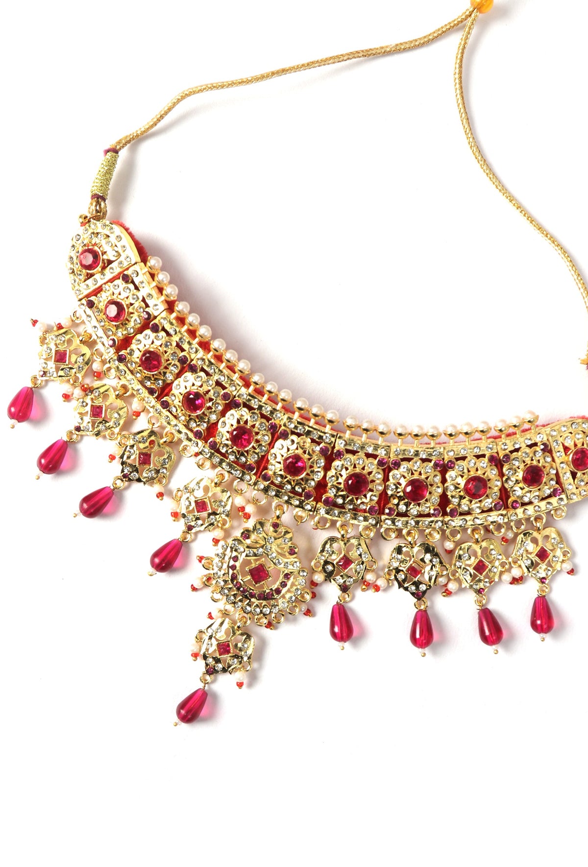 Riwaayat Ruby Kundan Choker Set