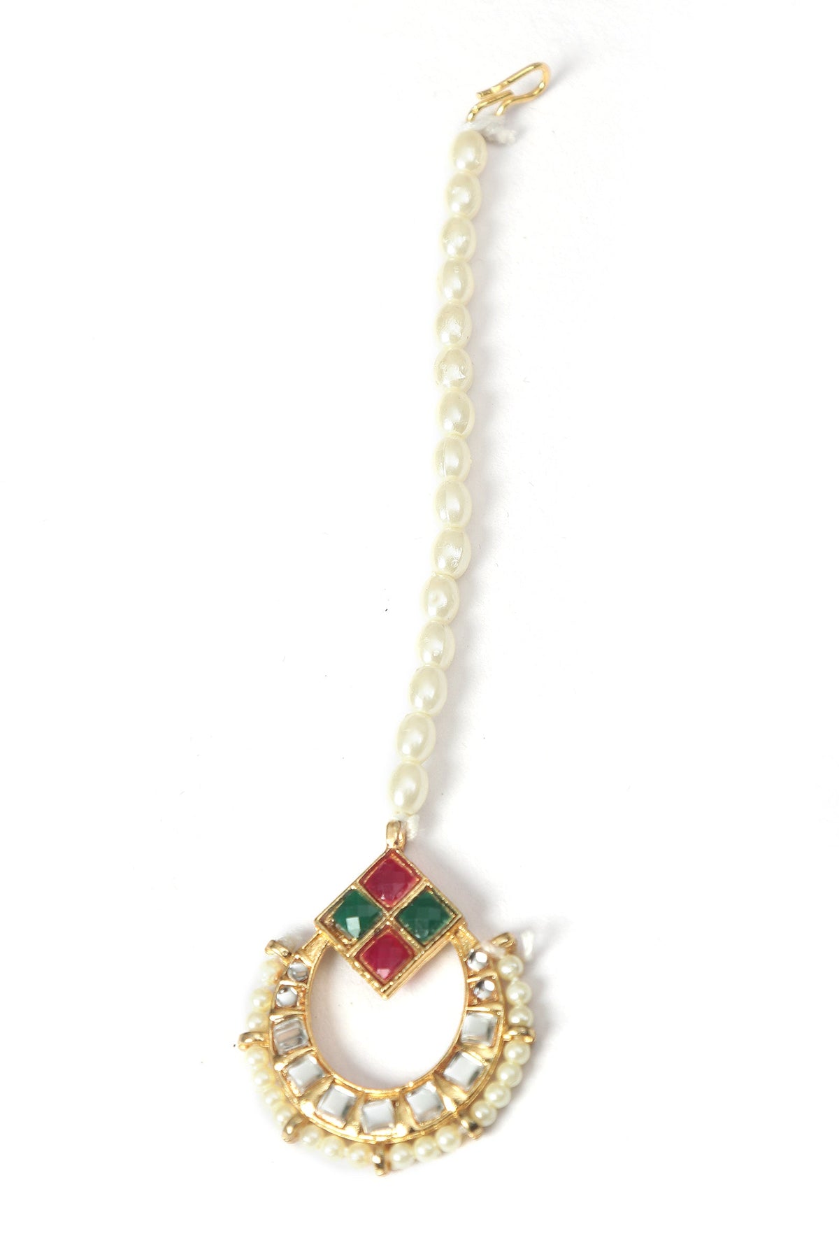 Kundan Pearl Bridal Choker Set