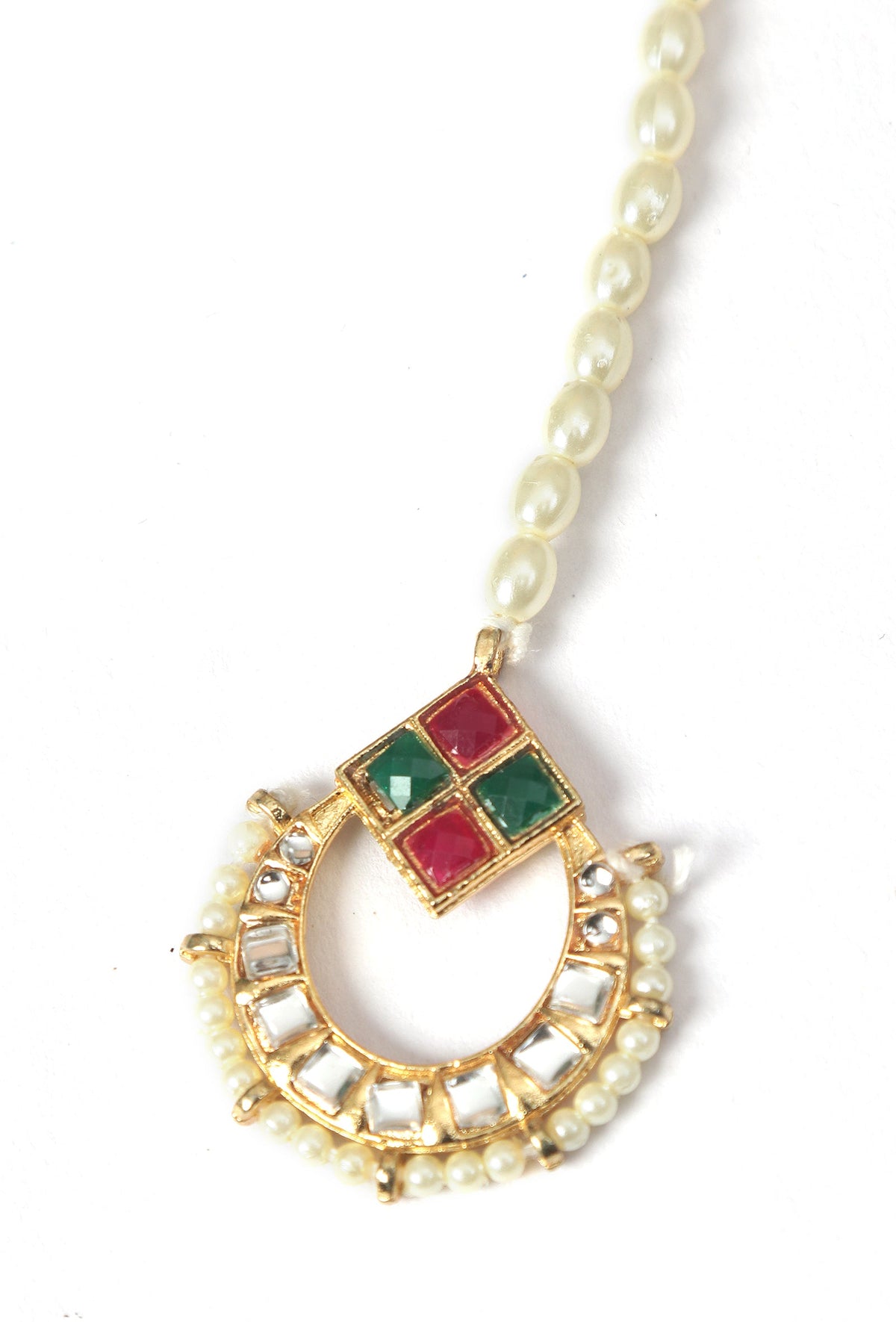 Kundan Pearl Bridal Choker Set