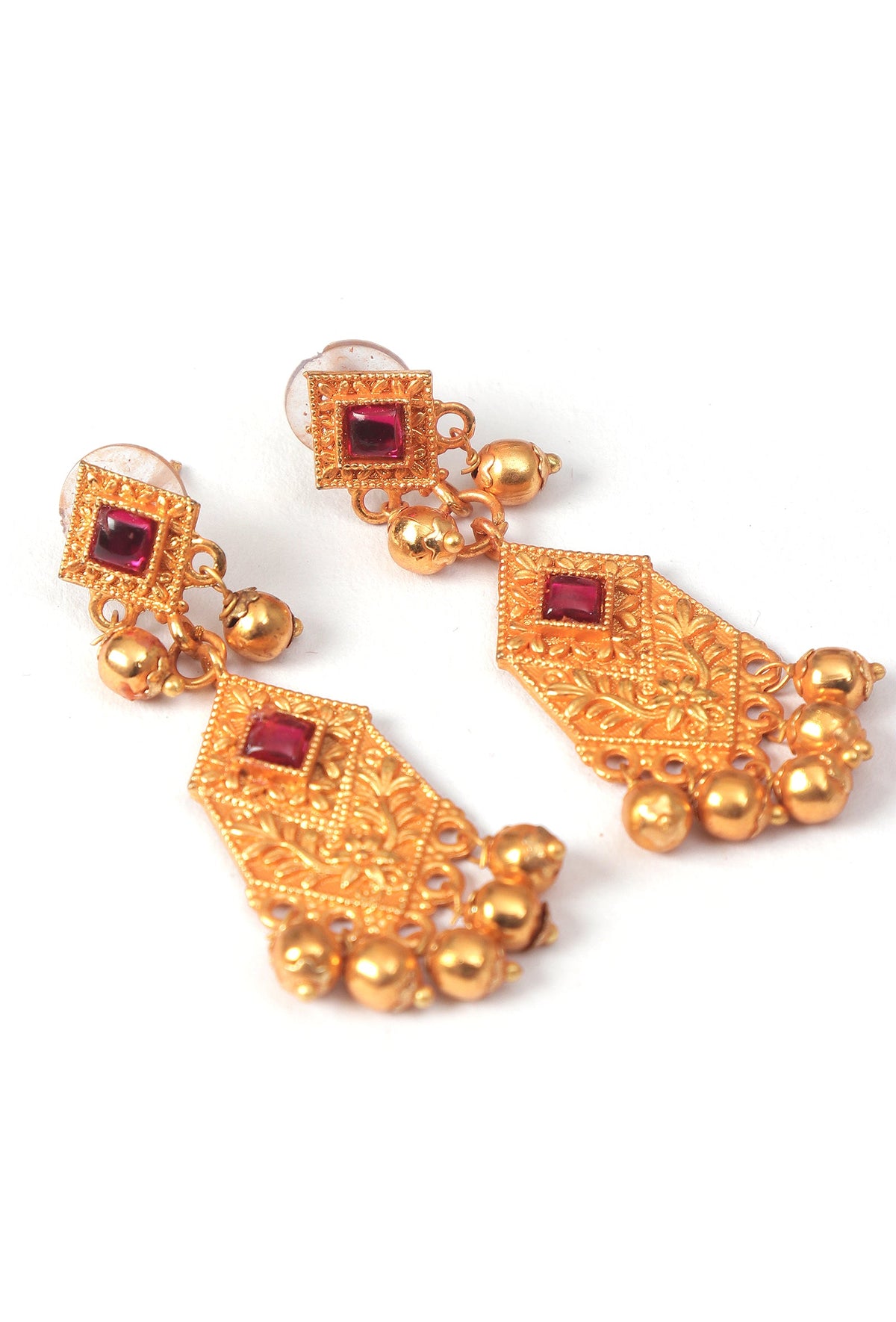 Veerangana Temple Gold Choker Set