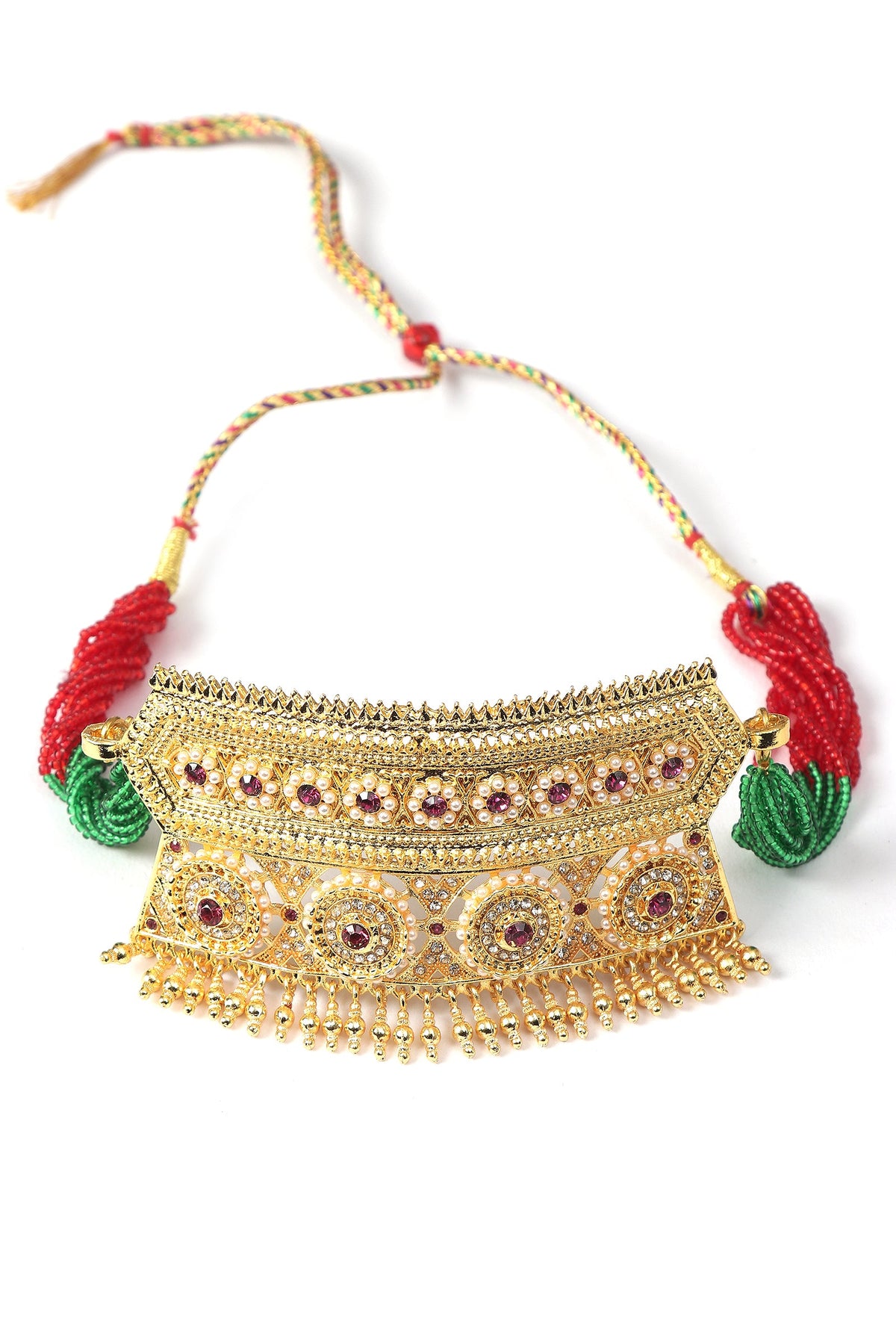 Regal Ruby Kundan Choker Necklace