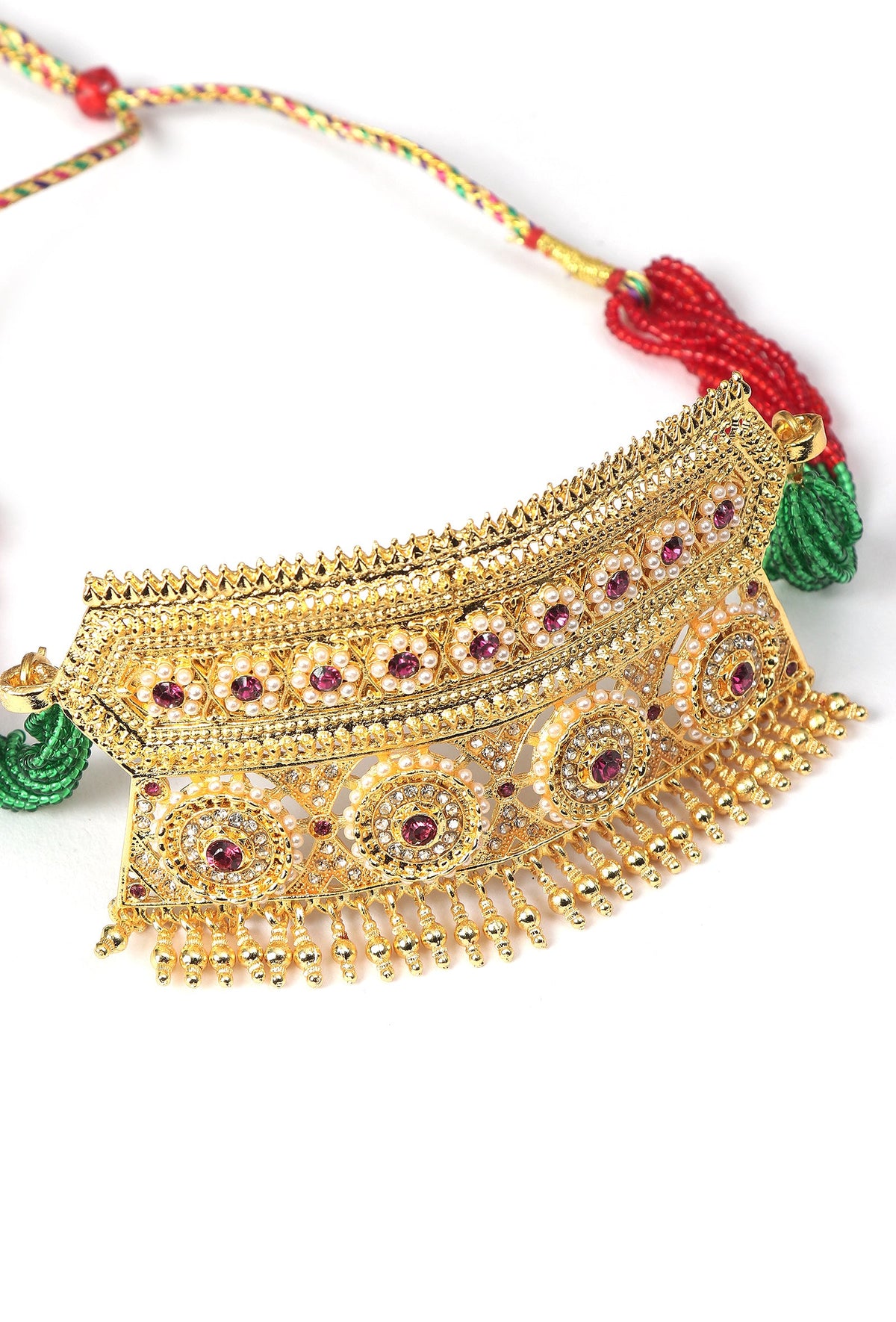 Regal Ruby Kundan Choker Necklace