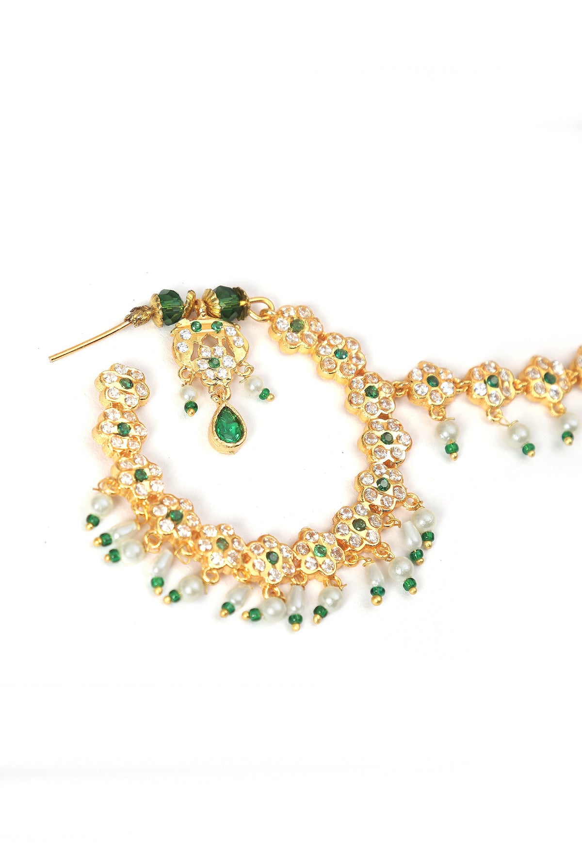 Zamrud Pearl Chandbali Nath