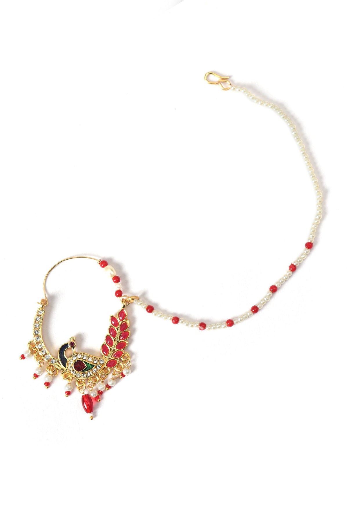 Traditional Maharashtrian Peacock Nath