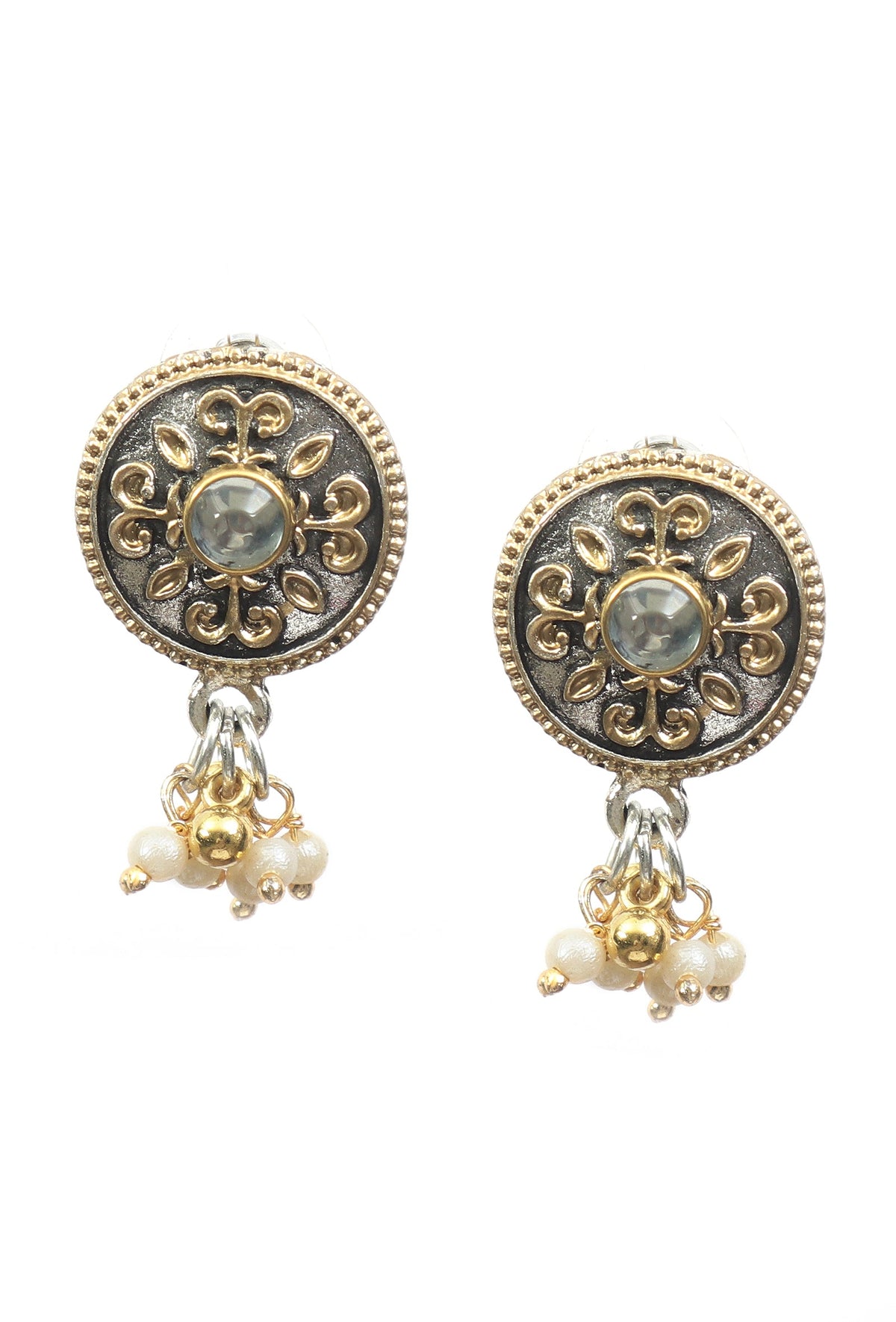 Zeenat Royale Oxidised Coin Necklace Set