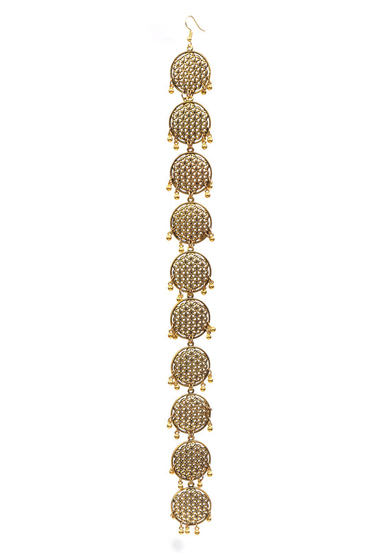 Maharani Kanak Royal Antique Gold Filigree Parandi