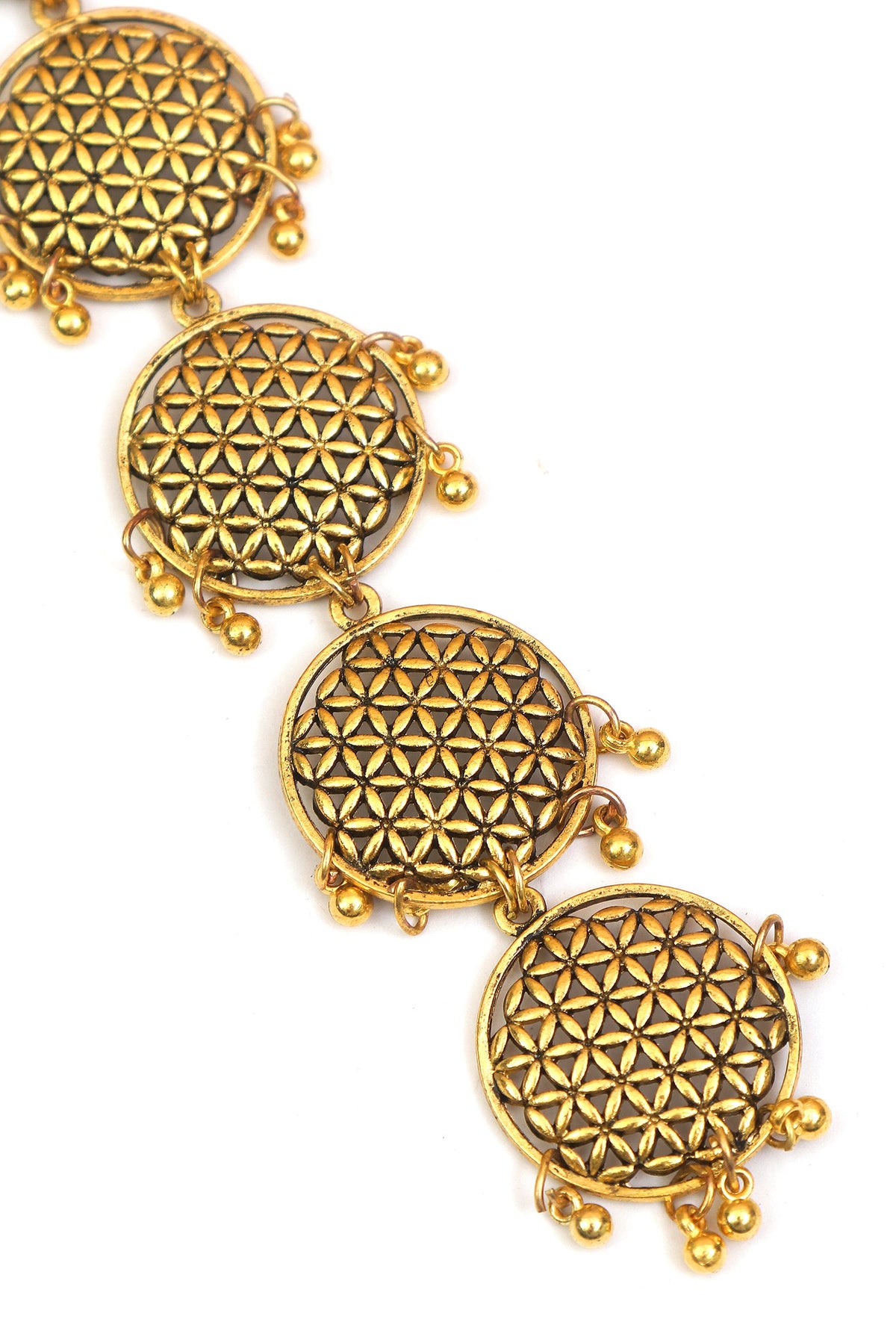 Maharani Kanak Royal Antique Gold Filigree Parandi