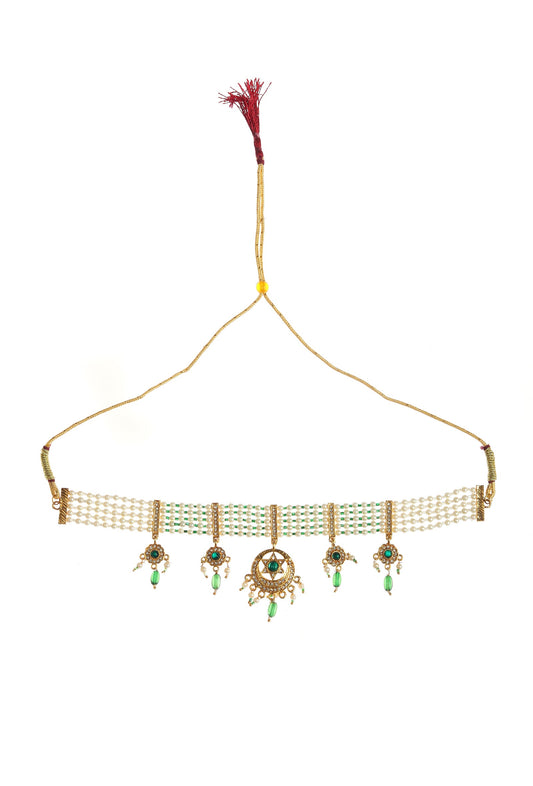 Heritage Emerald Drop Choker