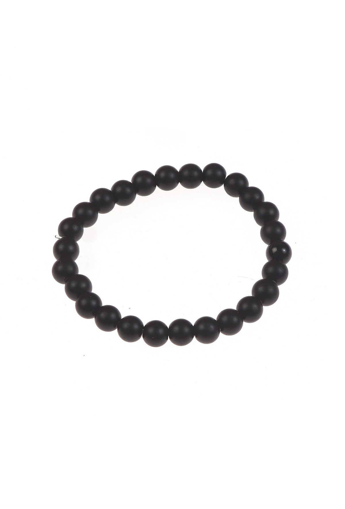 Black Onyx ID Chain Magnetic Clasp Bracelet Set of 3