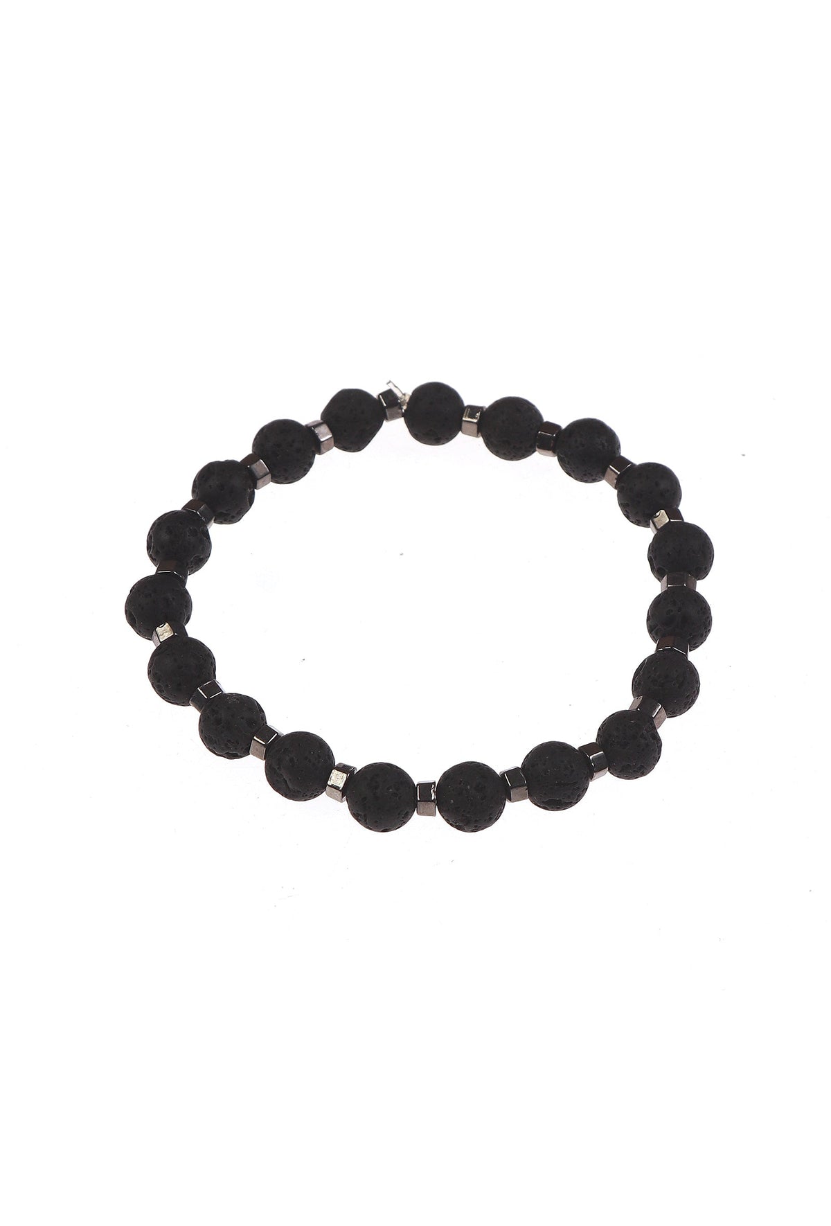 Onyx Tiger Eye & Lava Stone Energy Bracelet Set