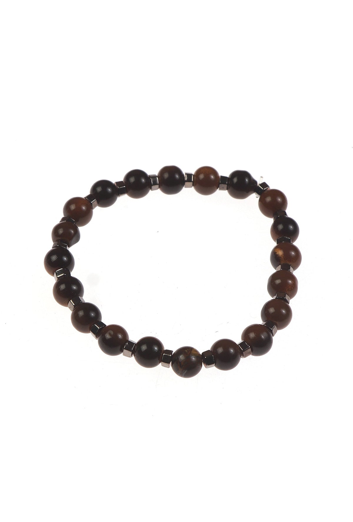 Onyx Tiger Eye & Lava Stone Energy Bracelet Set