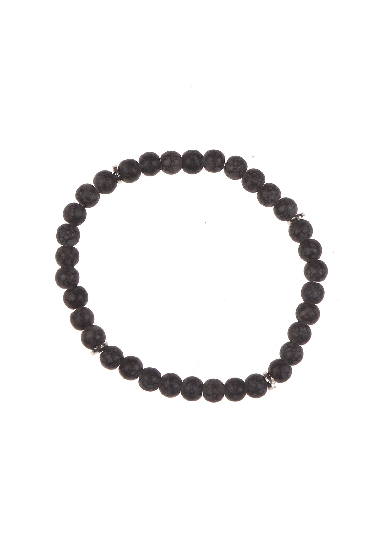 Snowflake Stone Bracelet Unisex - Set Of 3