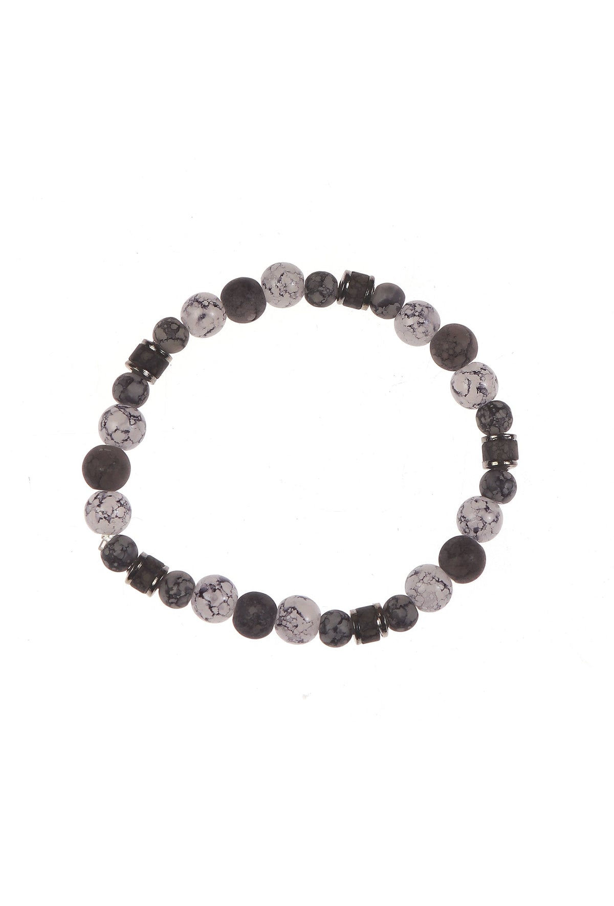 Snowflake Stone Bracelet Unisex - Set Of 3