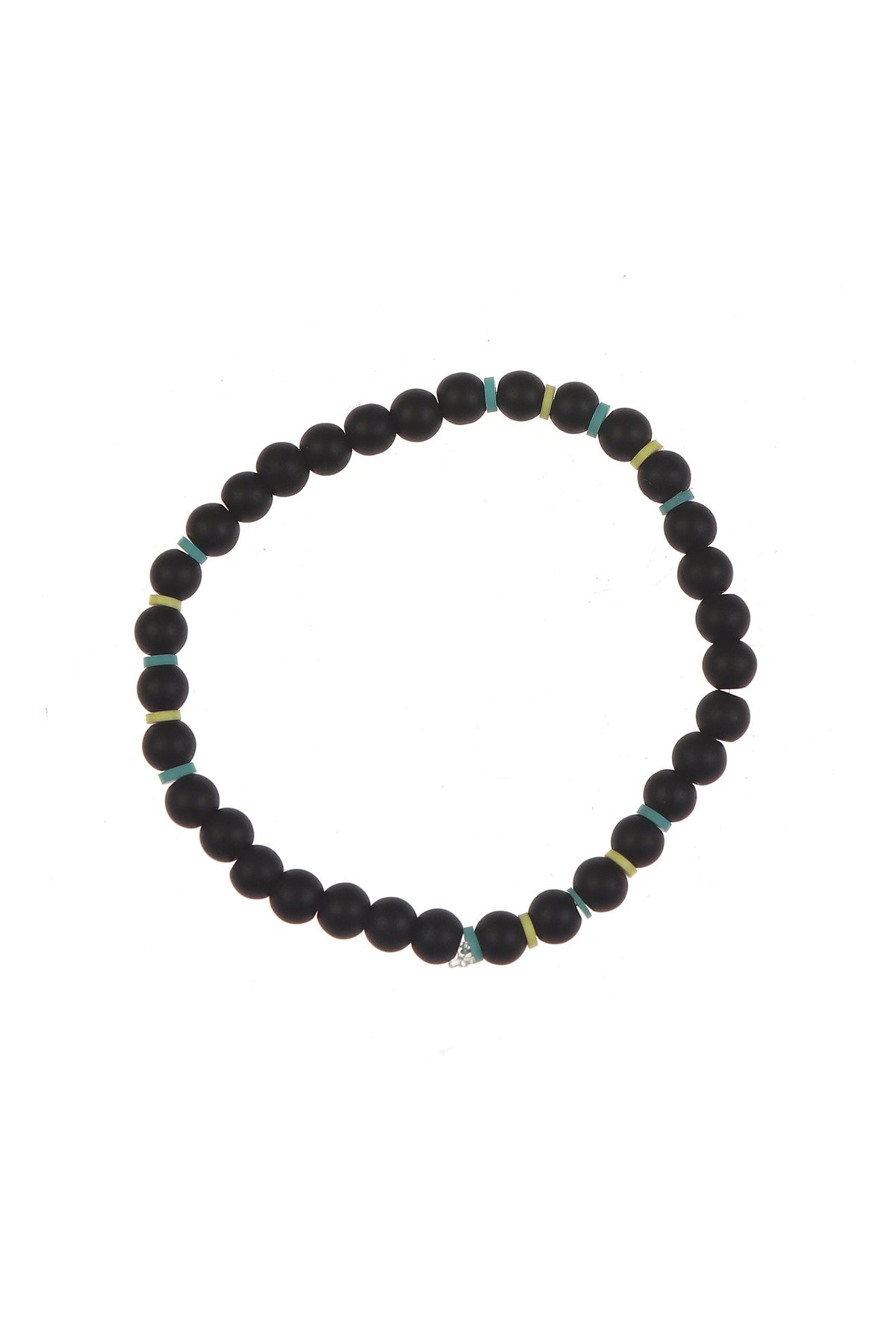 Natural Onyx, Wood & Thread Bracelet Collection