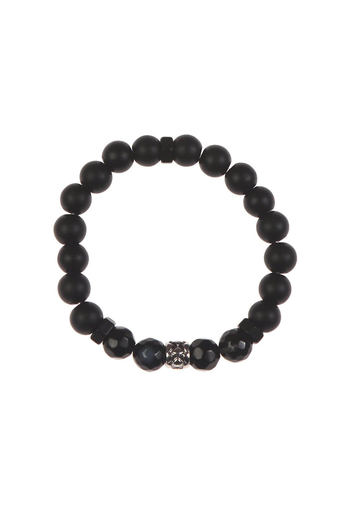Midnight Onyx Energy Bracelet Set Of 2 For Men