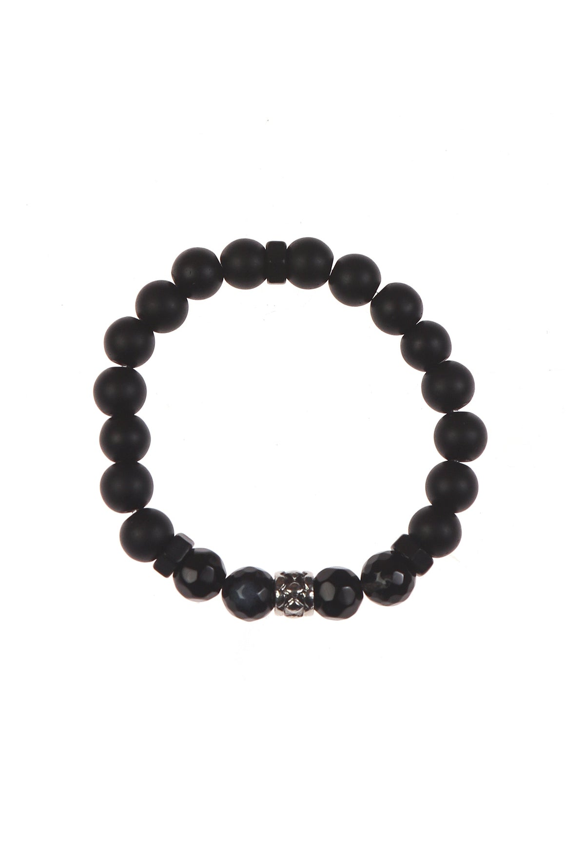 Midnight Onyx Energy Bracelet Set Of 2 For Men