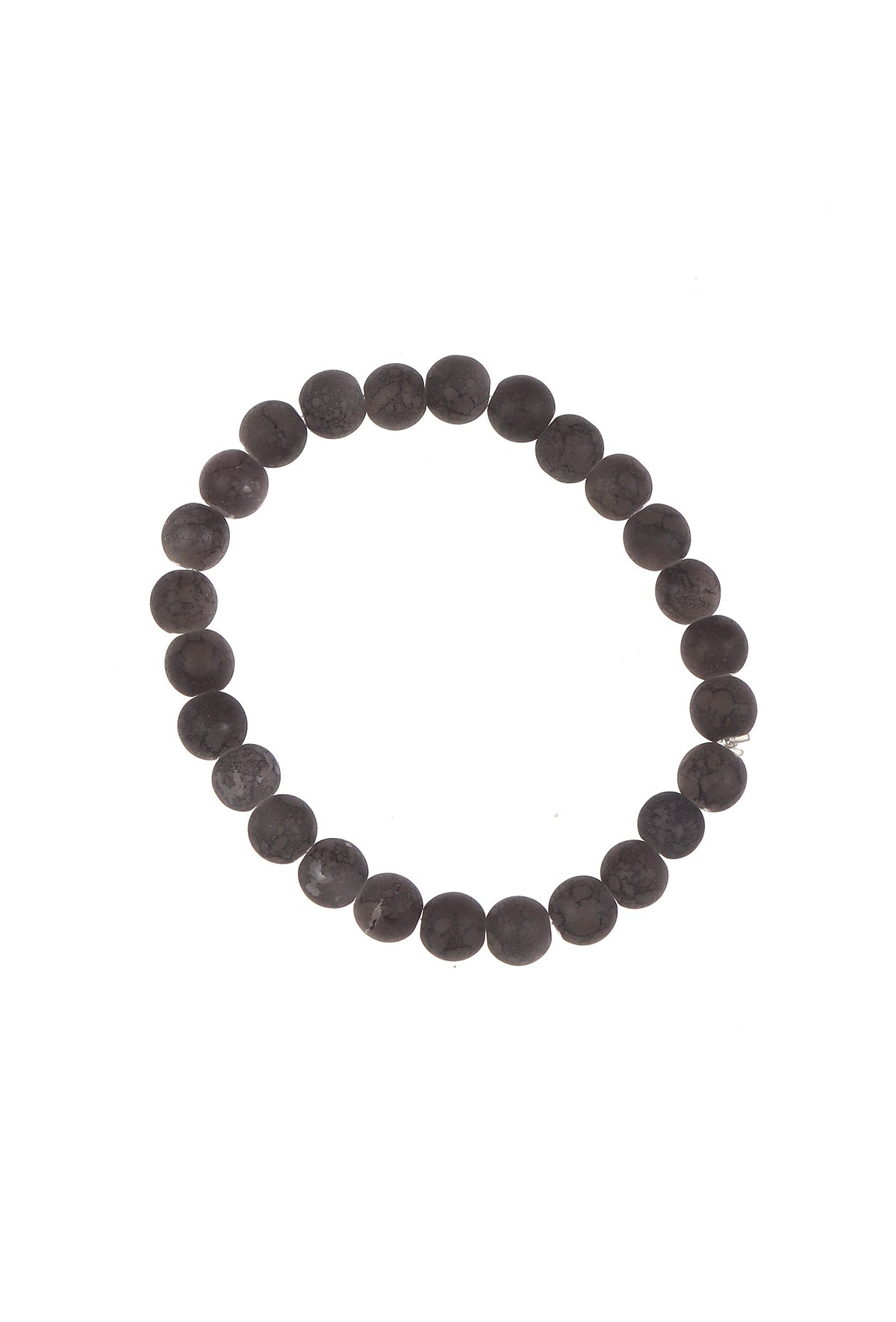 Picasso Jasper & Obsidian Accent Beaded Bracelet Set of 3