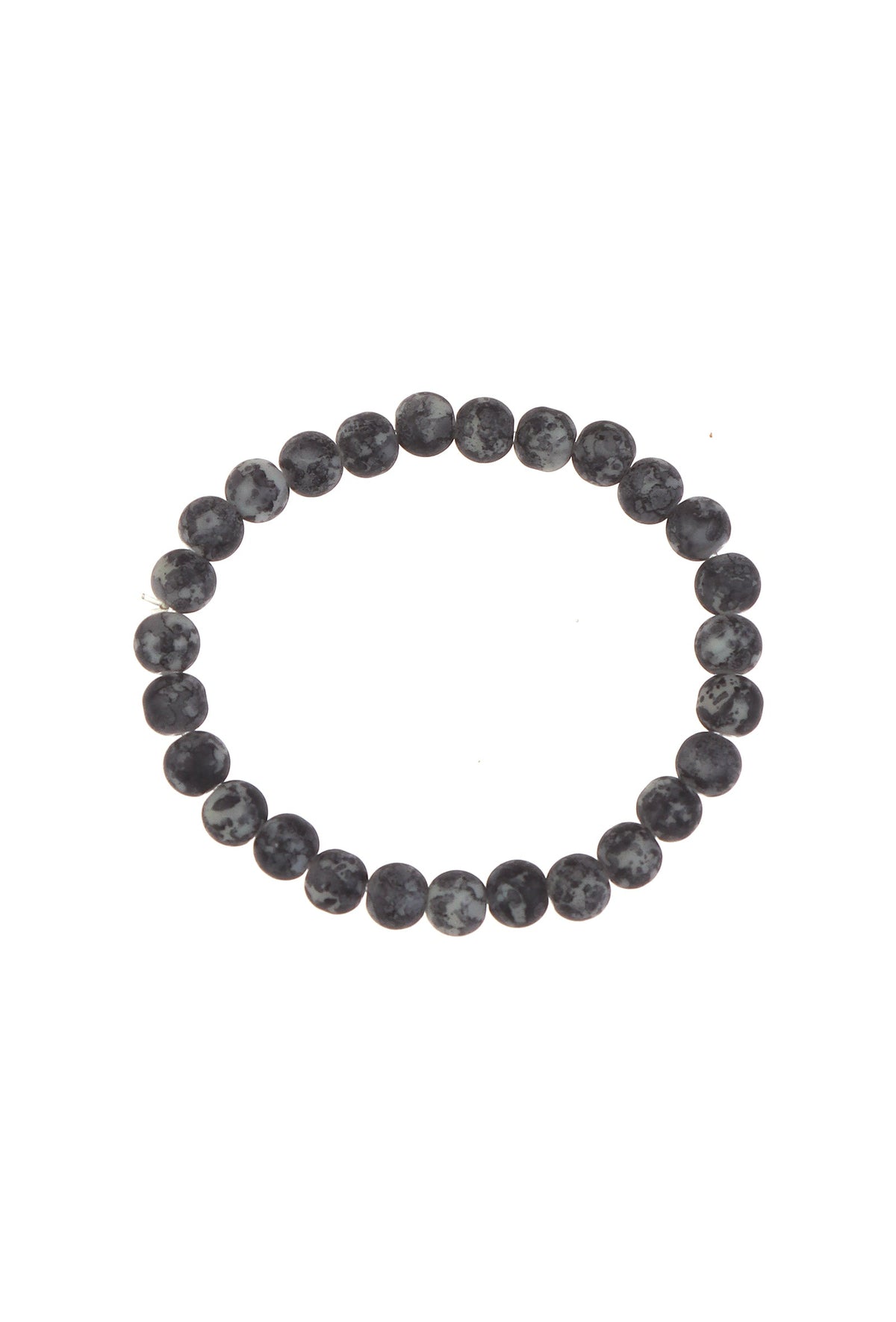 Picasso Jasper & Obsidian Accent Beaded Bracelet Set of 3