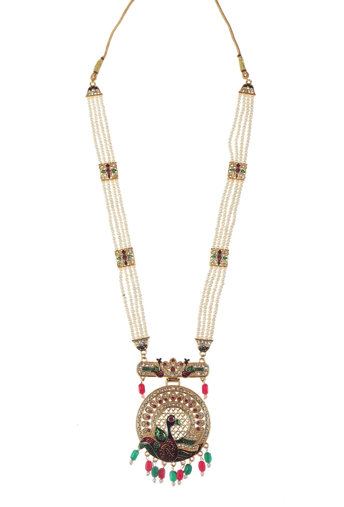 Royal Peacock Heritage Pearl Necklace Set
