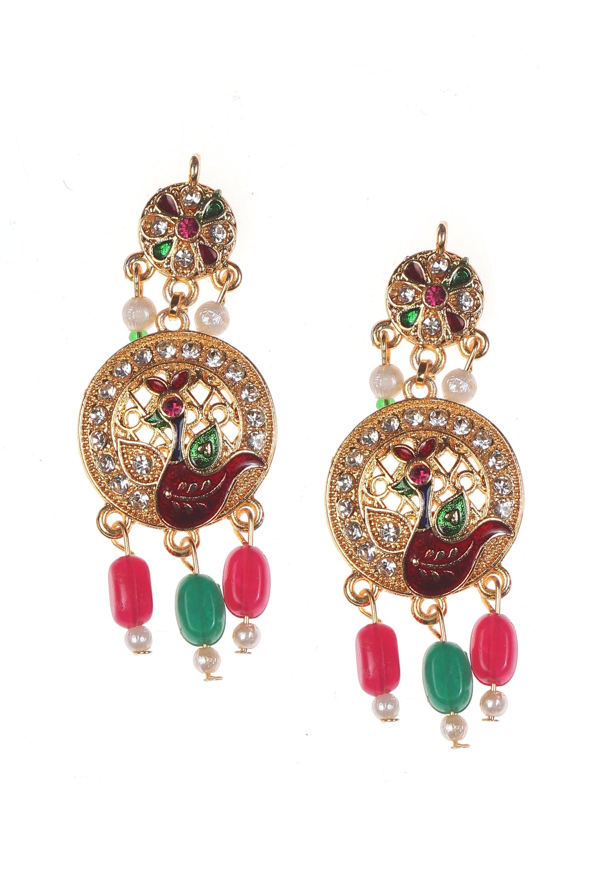 Royal Peacock Heritage Pearl Necklace Set