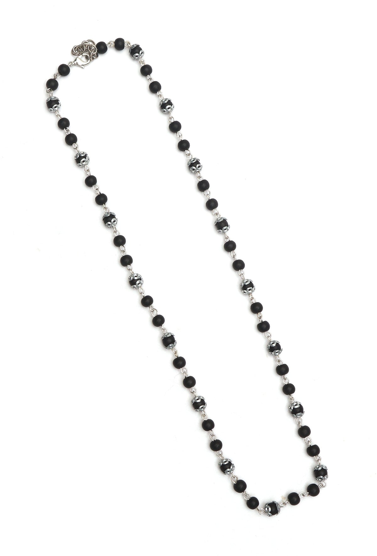 Handcrafted Dual Bead Karungali Short Size Mala 6MM