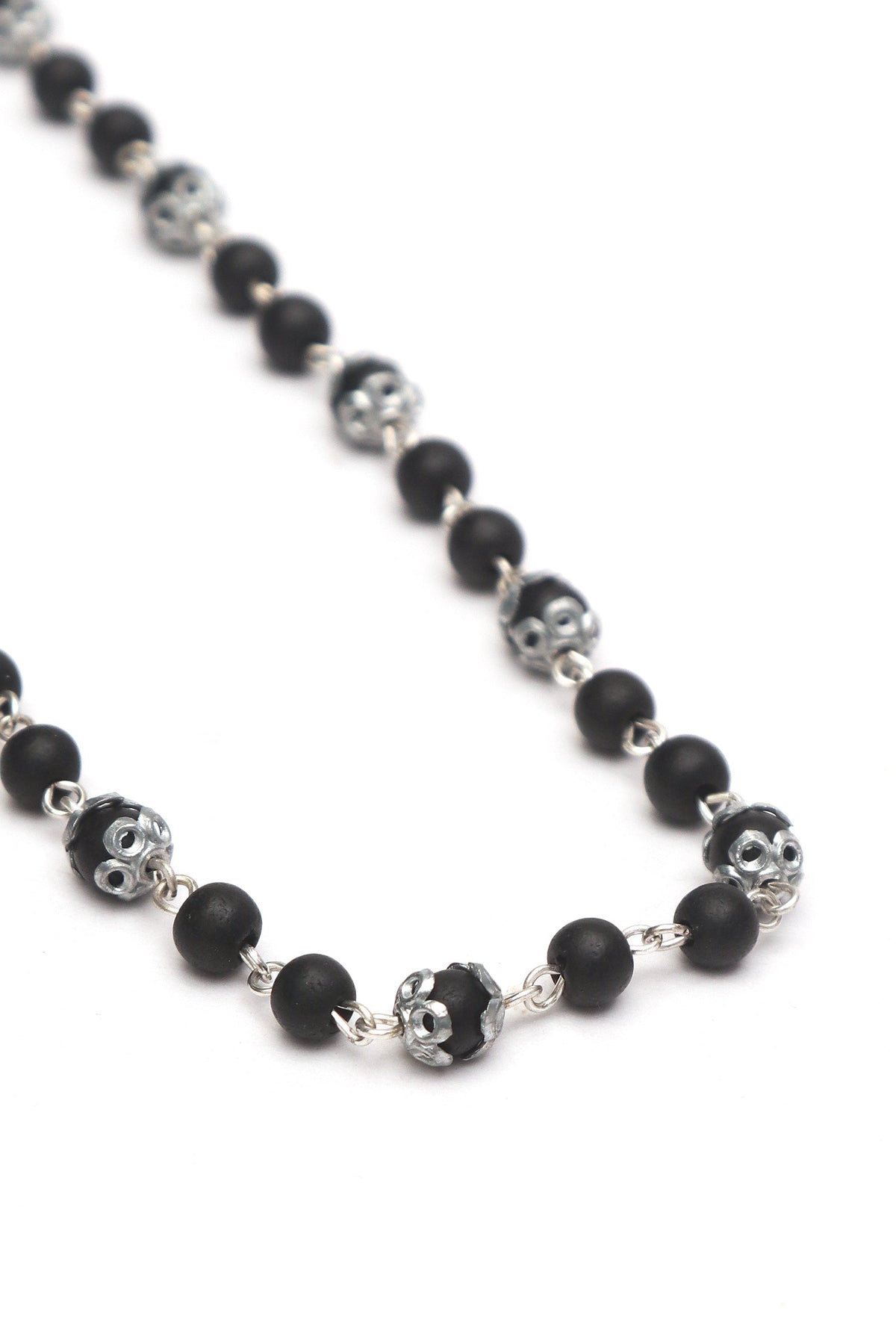 Handcrafted Dual Bead Karungali Short Size Mala 6MM