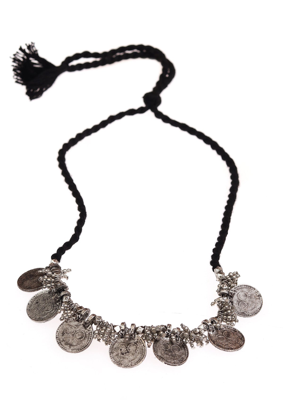 Sikka German Silver Statement Necklace